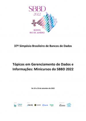Capa para Tópicos em Gerenciamento de Dados e Informações: Minicursos do SBBD 2022