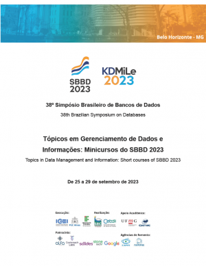 Capa para Tópicos em Gerenciamento de Dados e Informações: Minicursos do SBBD 2023