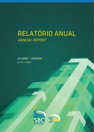 Capa para Relatório Anual da SBC 2014-2015