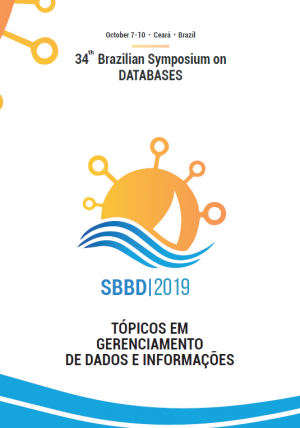 Capa para Tópicos em Gerenciamento de Dados e Informações: Minicursos do SBBD 2019