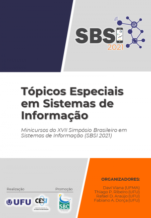 Capa para Tópicos Especiais em Sistemas de Informação: Minicursos SBSI 2021