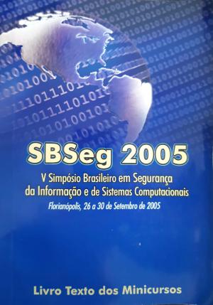 Capa para Minicursos do V Simpósio Brasileiro de Segurança da Informação e de Sistemas Computacionais